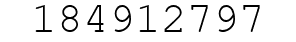 Number 184912797.