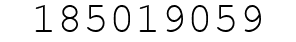 Number 185019059.