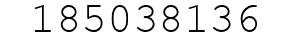 Number 185038136.