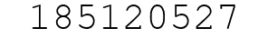 Number 185120527.