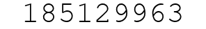 Number 185129963.