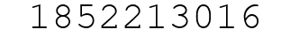 Number 1852213016.