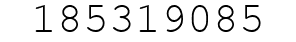 Number 185319085.