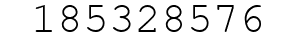Number 185328576.