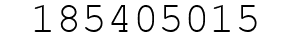 Number 185405015.