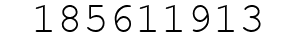 Number 185611913.