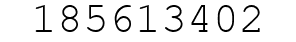 Number 185613402.