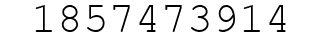 Number 1857473914.