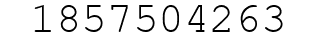Number 1857504263.