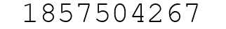 Number 1857504267.