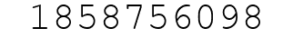 Number 1858756098.