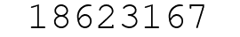 Number 18623167.