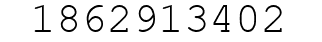 Number 1862913402.