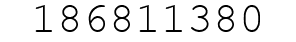 Number 186811380.