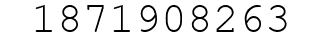 Number 1871908263.