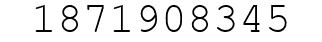 Number 1871908345.