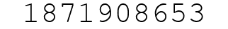 Number 1871908653.