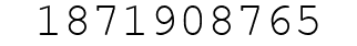 Number 1871908765.