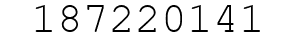 Number 187220141.