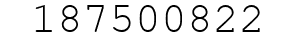 Number 187500822.