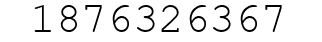 Number 1876326367.
