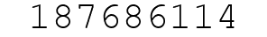 Number 187686114.