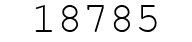Number 18785.