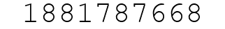 Number 1881787668.