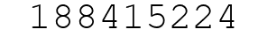 Number 188415224.