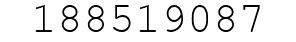 Number 188519087.
