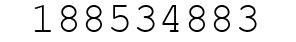 Number 188534883.