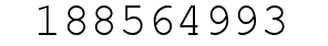 Number 188564993.
