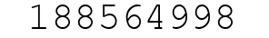 Number 188564998.