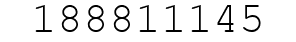 Number 188811145.