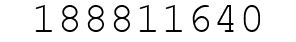 Number 188811640.