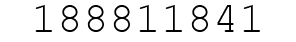 Number 188811841.