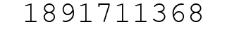 Number 1891711368.