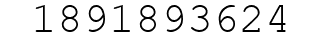 Number 1891893624.
