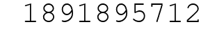 Number 1891895712.