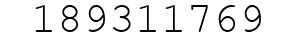 Number 189311769.