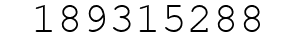 Number 189315288.