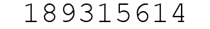 Number 189315614.