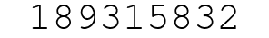 Number 189315832.