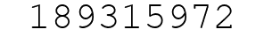 Number 189315972.