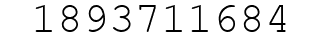 Number 1893711684.