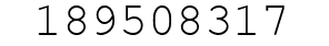 Number 189508317.