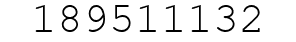 Number 189511132.