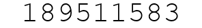 Number 189511583.