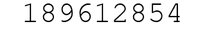 Number 189612854.