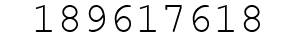 Number 189617618.